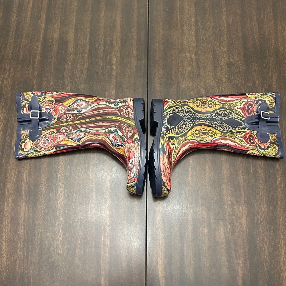 Nomad Multicolor Paisley Rain Boots - Picture 7 of 9